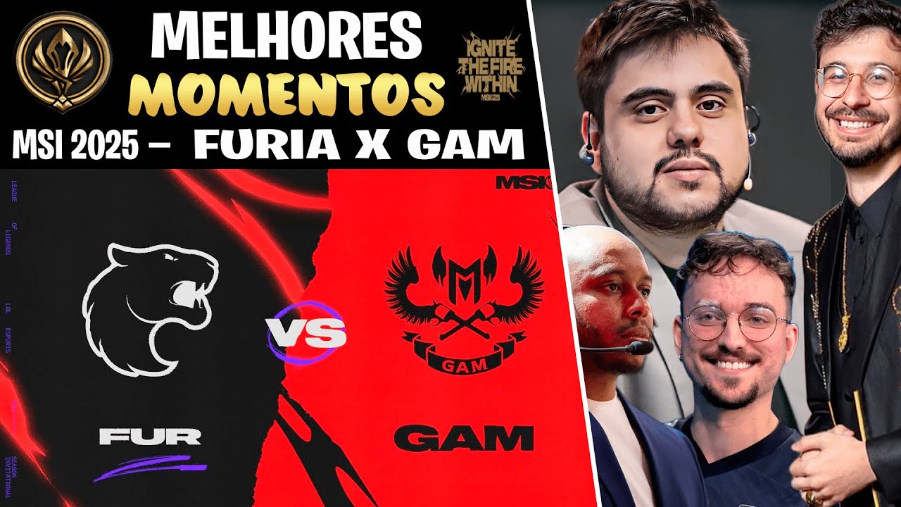 HIGHLIGHTS MSI 2025 | FURIA x GAM | DIA 2 - MELHOR DE 5
