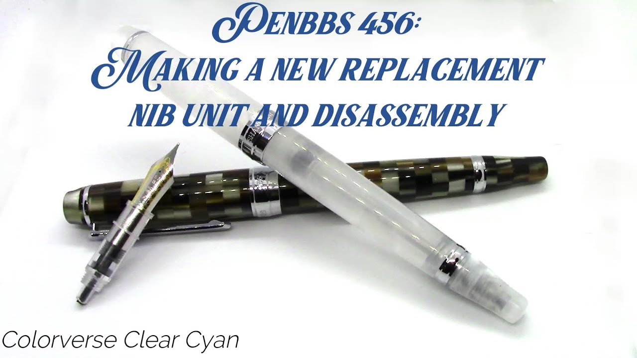 PenBBS 456: Изготовление сменного пера и его разборка / Обзор перьевой ручки