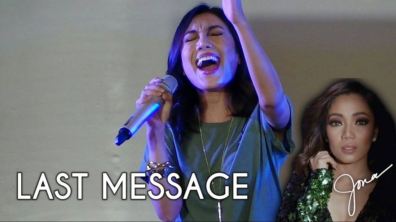 JONA - Last Message (Live at Vista Mall Bataan!)