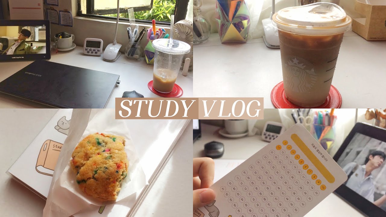 online college study vlog: coffee & long to-do lists ☕️