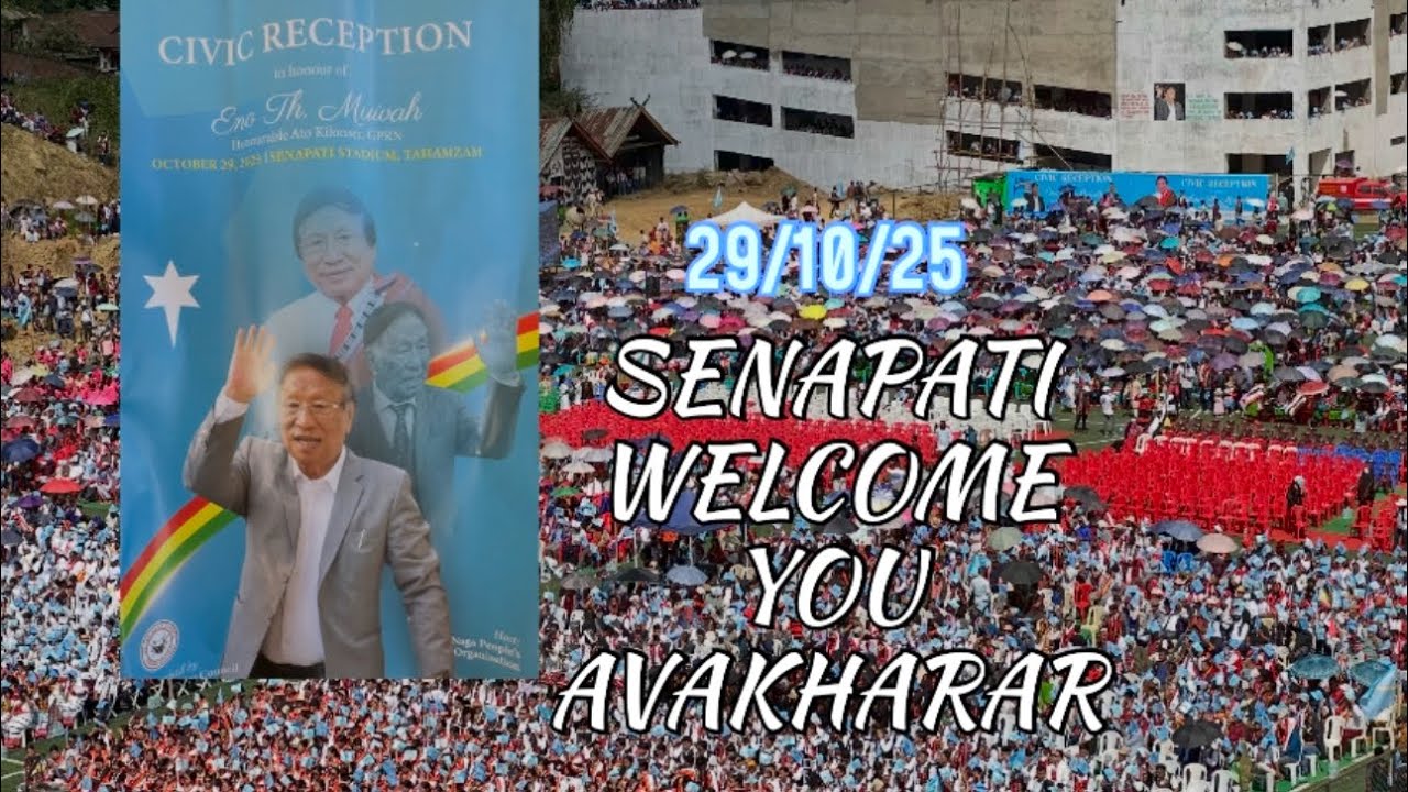 The Crowd In Senapati Are On Fire || As They Wait For Avakharar Th. Muivah