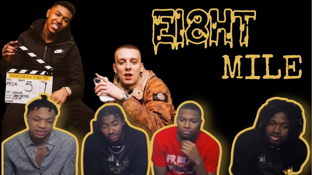 AMERICANS REACT | DigDat x Aitch - Ei8ht Mile [Music Video] | GRM Daily