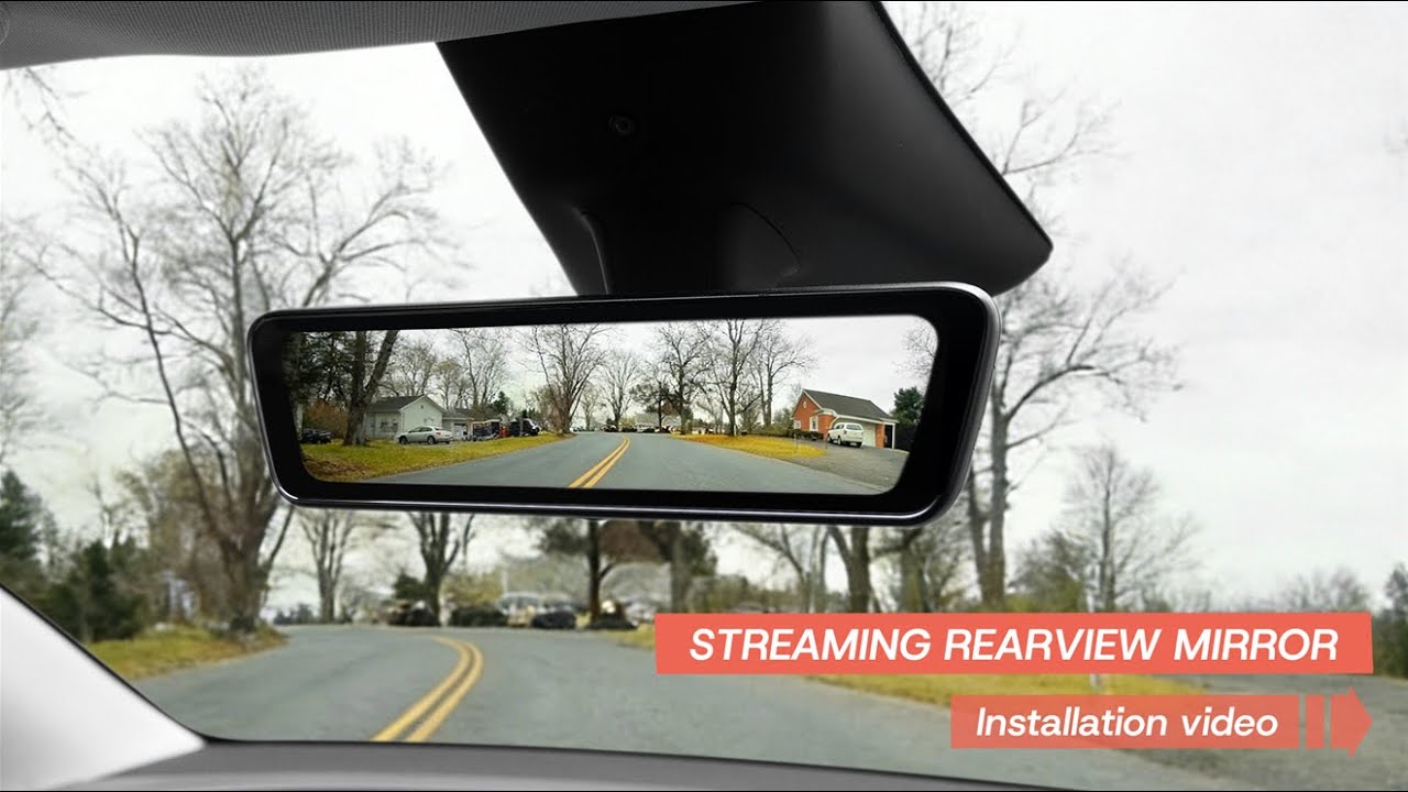 Tesla Model Y Juniper 2026 Rearview Mirror Upgrade & Installation | Streaming Mirror + HD Camera