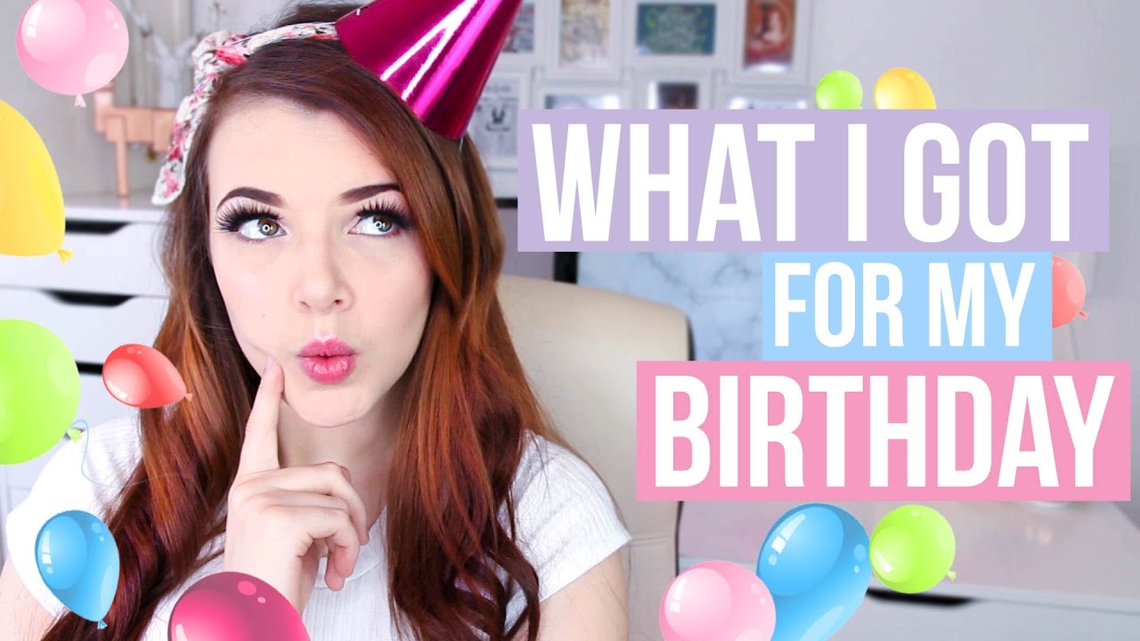 WHAT I GOT FOR MY BIRTHDAY 2017 | Cherry Wallis
