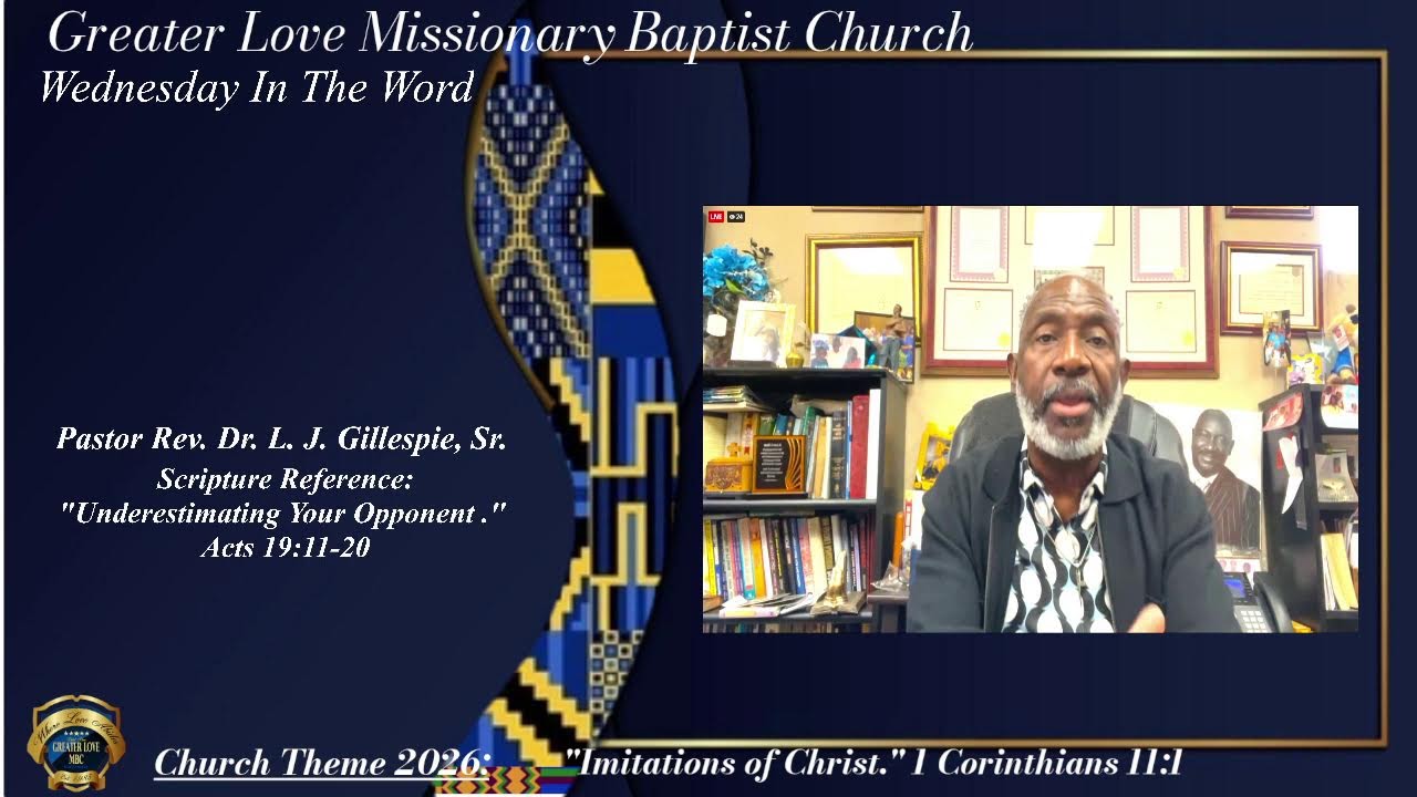 Greater Love Missionary Baptist Church  Sunday Morning Worship 02-08-2026 10AM