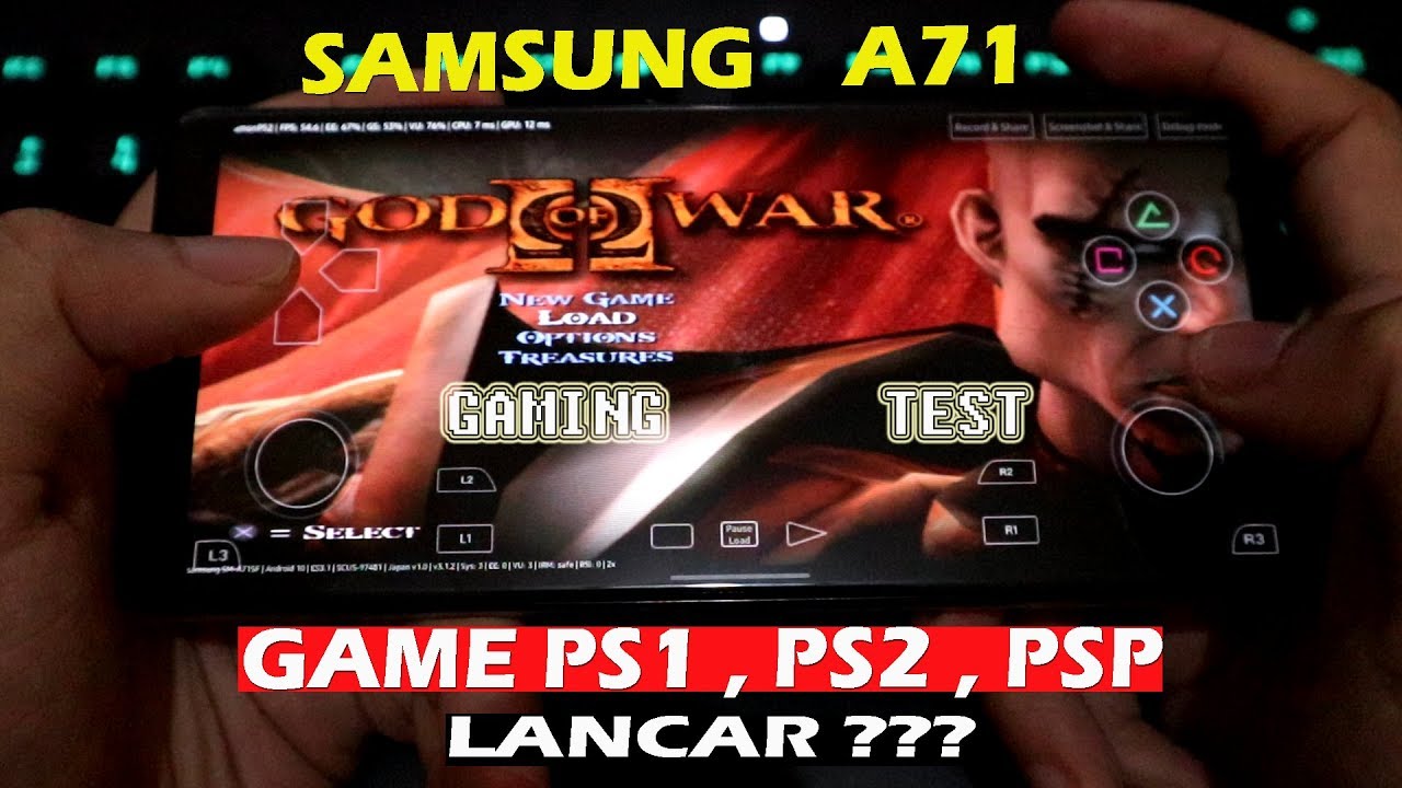 Test Game PS2 , PSP , PS1 di Samsung Galaxy A71 | Kuat Ngga Ya ??