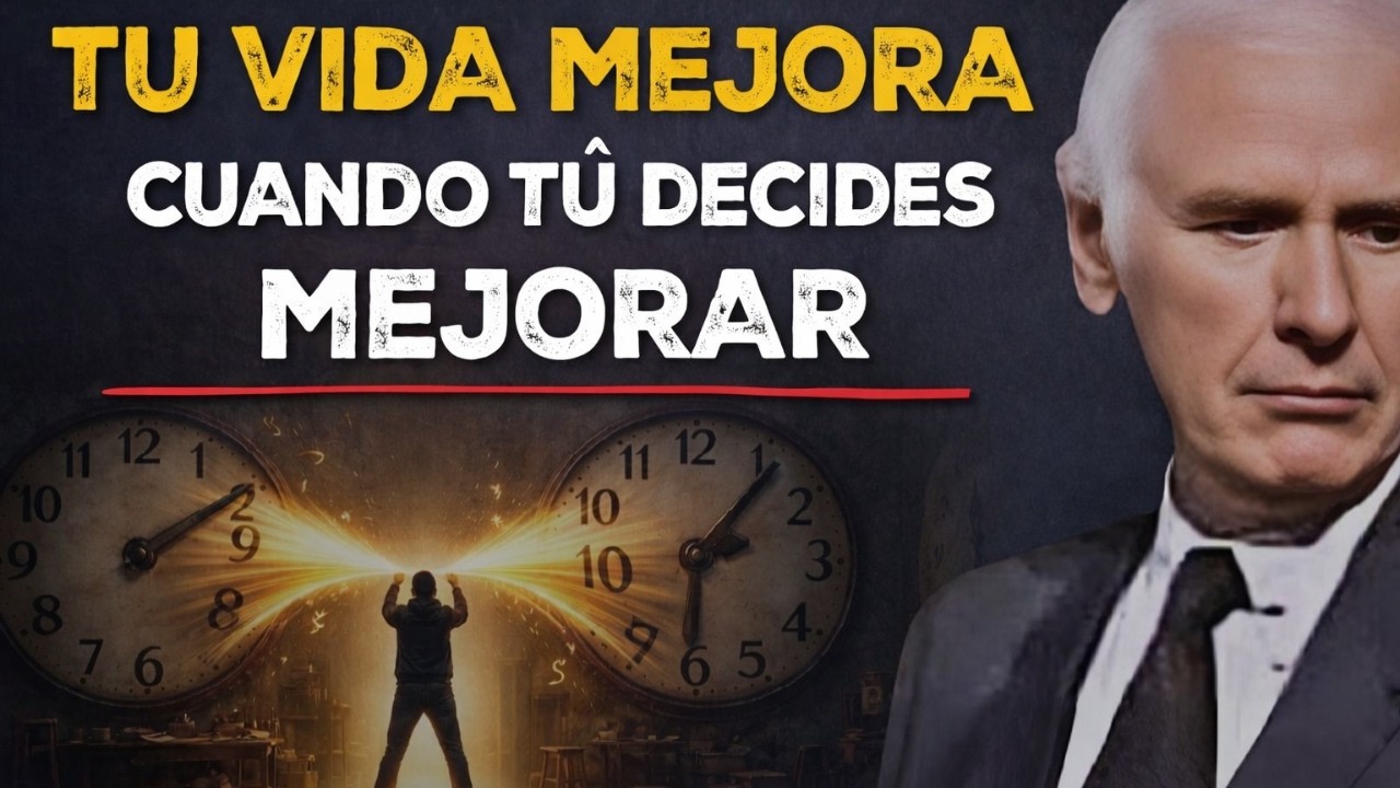 Tu Vida Mejora Cuando Tú Decides Mejorar | Disciplina, Decisiones y Crecimiento Personal | Jim Rohn