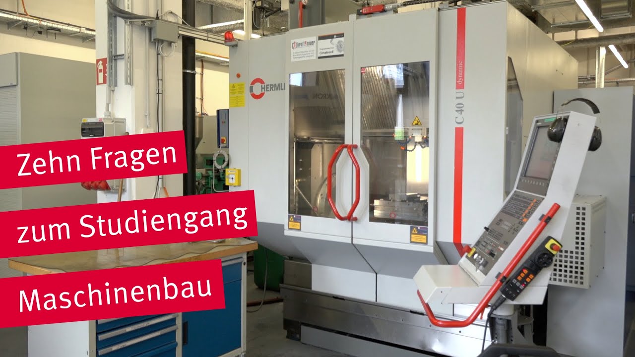 Vorstellung des Studiengangs Maschinenbau