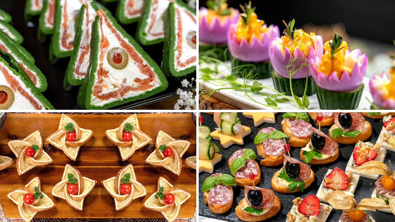 Fancy snacks for a party at home🔴 LIVE with Nat Ura! Impressive Party Food You Can Make