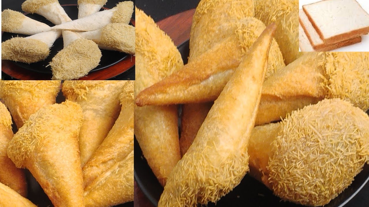 रमजान स्पेशल: क्रिस्पी ब्रेड आइसक्रीम कोन्स - इफ्तार का अनोखा स्नैक bread icecream konn iftar spical