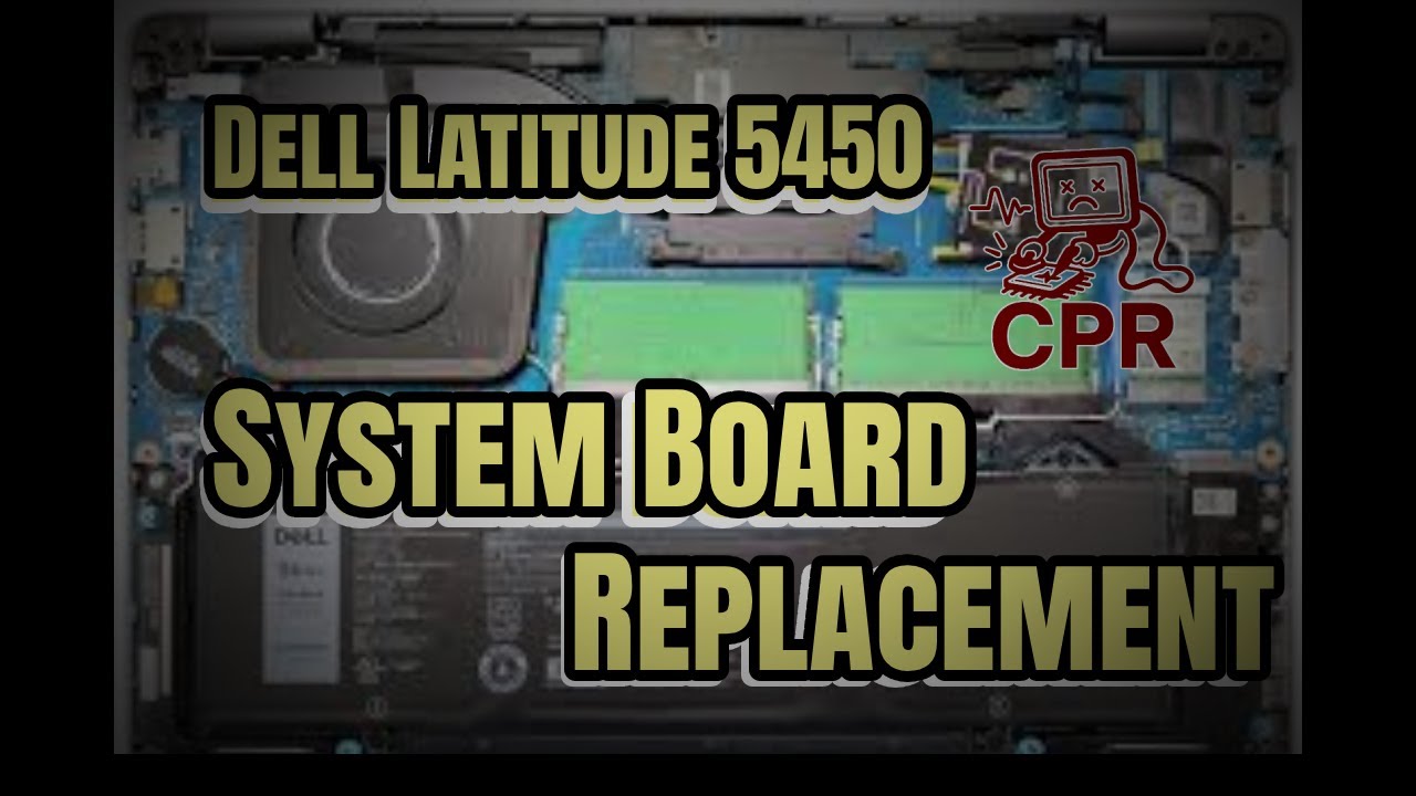 Замена материнской платы (System Board) в Dell Latitude 5450