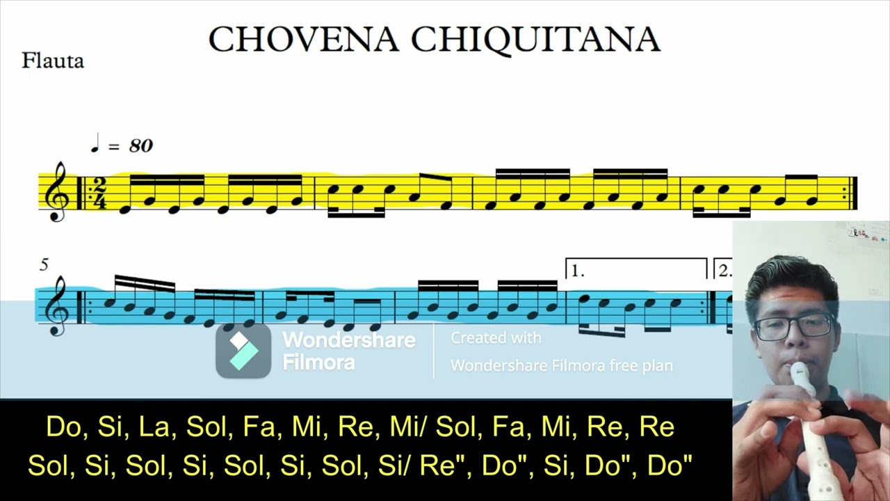 CHOVENA CHIQUITANA// FLAUTA DULCE// EDUCACIÓN MUSICAL