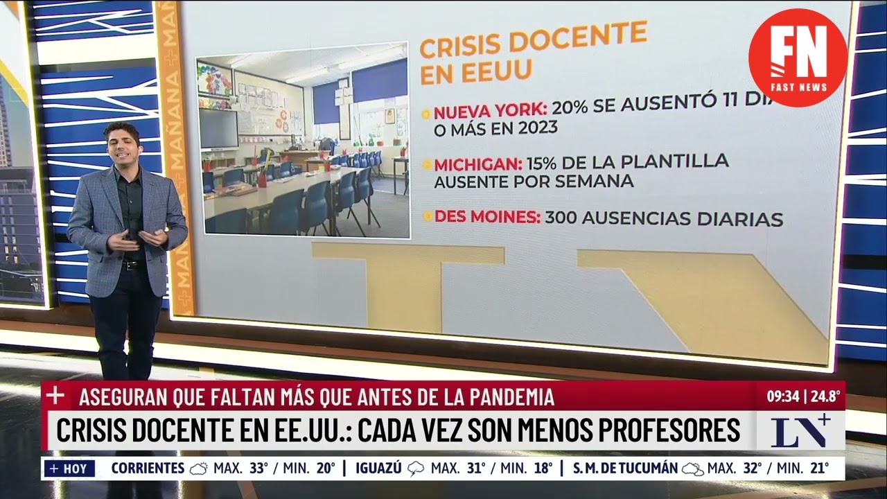 CRISIS DOCENTE EN EEUU