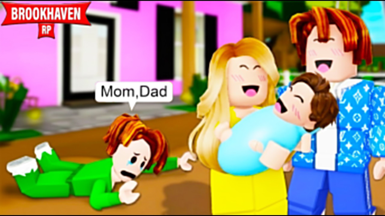 Adoptive Parents Kicked Me Out After Having Their Own Baby 💔 ROBLOX Brookhaven 🏡RP
