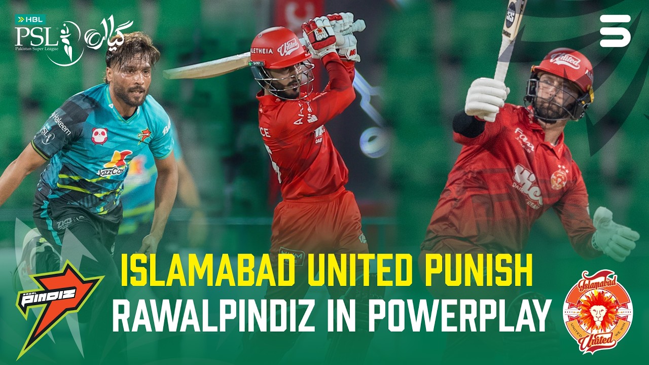 2nd Innings Powerplay Highlights | Rawalpindiz vs Islamabad United | Match 12 | HBL PSL 11 | MZB1U