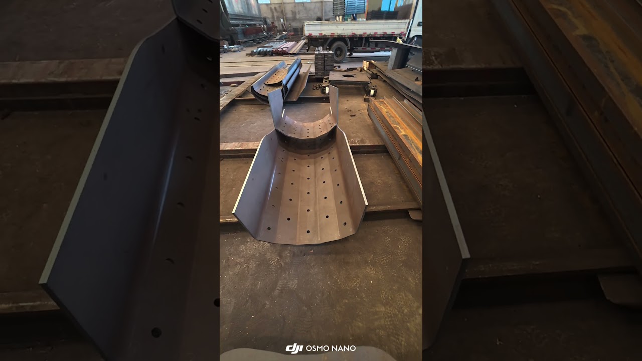 High Performance Crane, Arm barrel bending processing #bending #sheetbend #High-strengthsteel