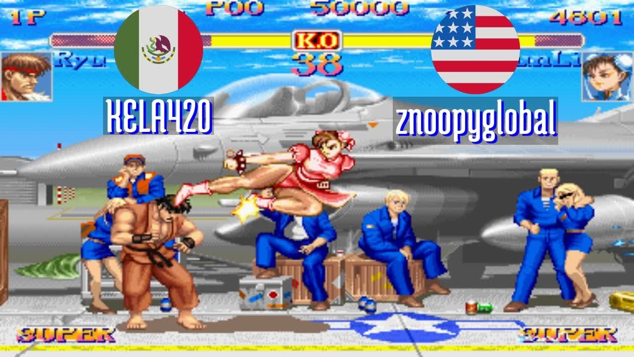 FT5 @ssf2xjr1: KELA420 (MX) vs znoopyglobal (US) [Super SF II X ssf2x ssf2 Fightcade] Jan 22