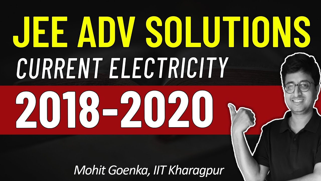 JEE Advanced Physics Solutions | Current Electricity 2018 to 2020 | Eduniti | Mohit Sir