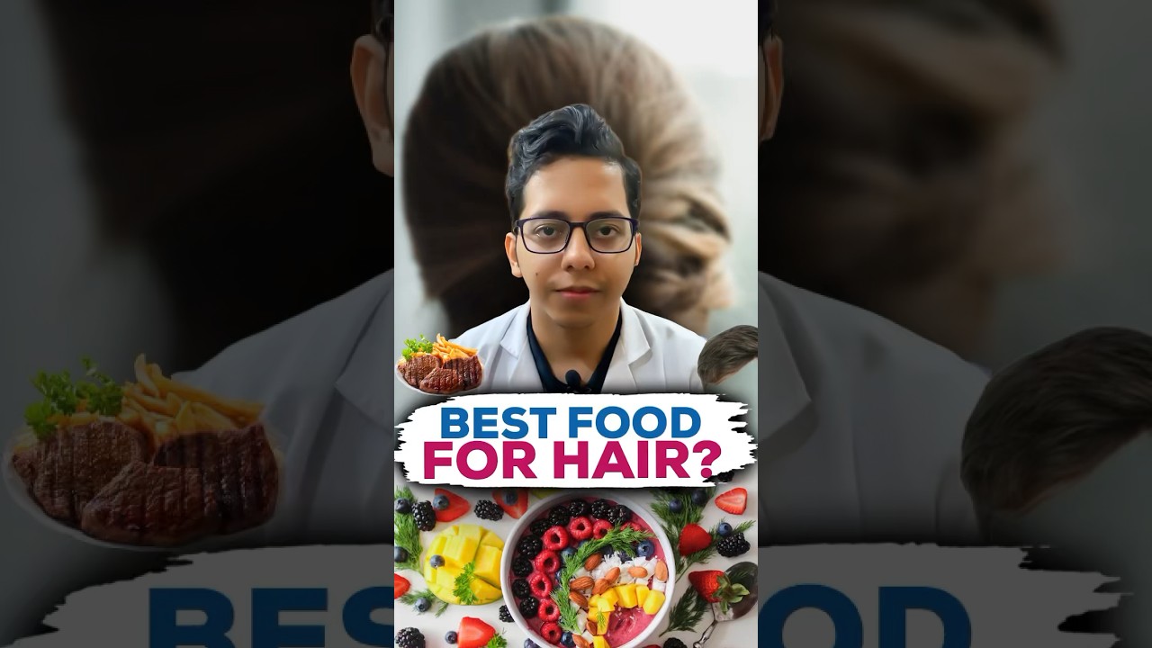 Best Food for Hair ? | Dt.Bhawesh | #diettubeindia #dietitian #dermatologist #shorts
