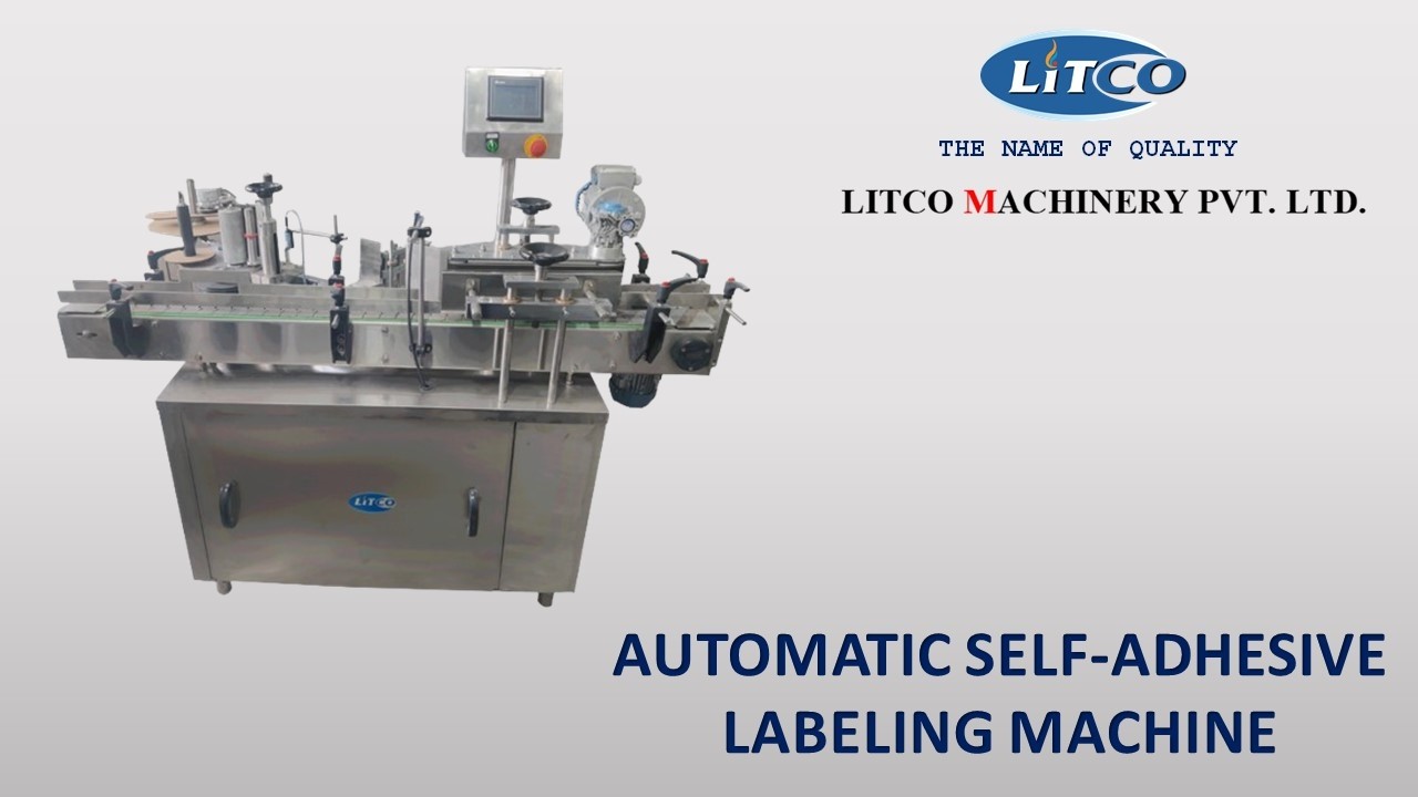 AUTOMATIC BOTTLE LABELING MACHINE with INSPECTION DOME