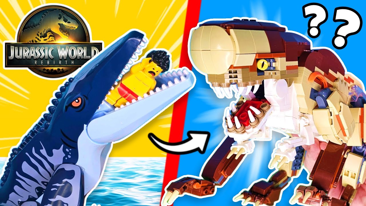 Building JURASSIC WORLD REBIRTH in LEGO…