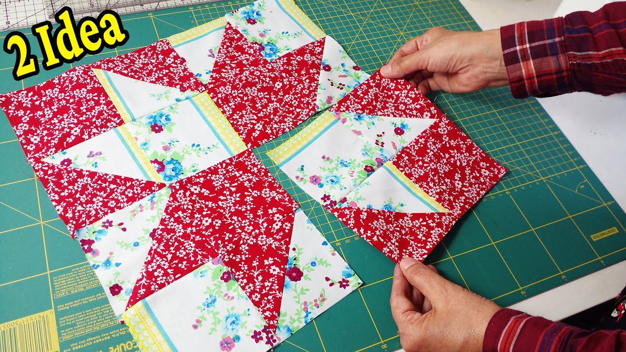 2 fantastic patchwork ideas💛 Patchwork With Zero Sewing Experience