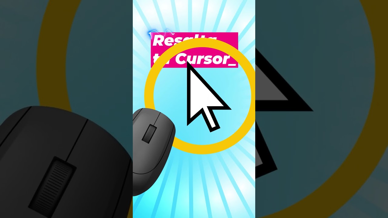 PERSONALIZAR el CURSOR del RAT&Oacute;N con C&Iacute;RCULOS - LUPA - MENSAJES AL ESCRIBIR y M&Aacute;S  #short