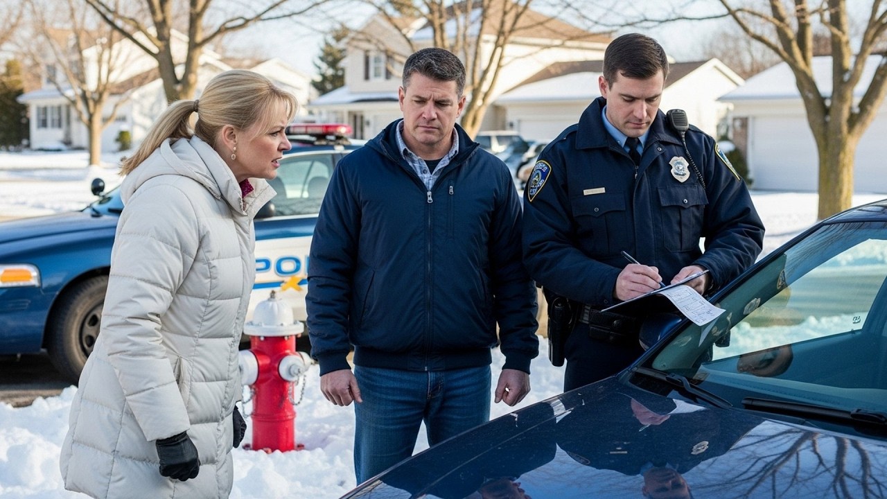 HOA Called Police Over My Snow Pile, Then Officer Fined Them for Blocking Fire Hydrant