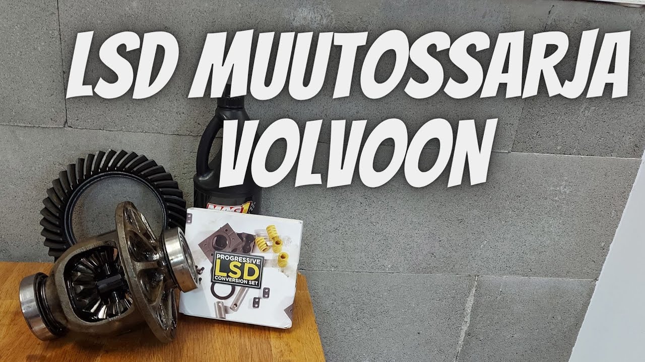 LSD muutossarjan asennus | Volvo 145 |