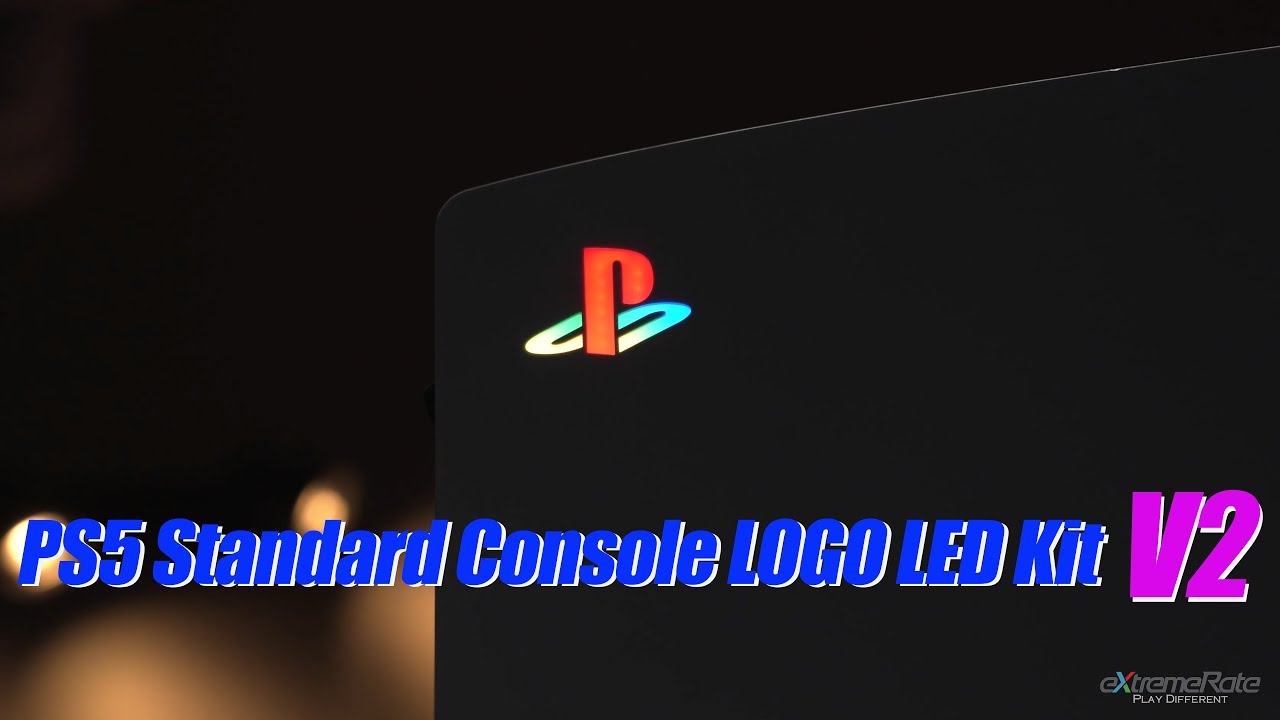 PS5 Standard Console LOGO RGB LED Kit V2 - eXtremeRate