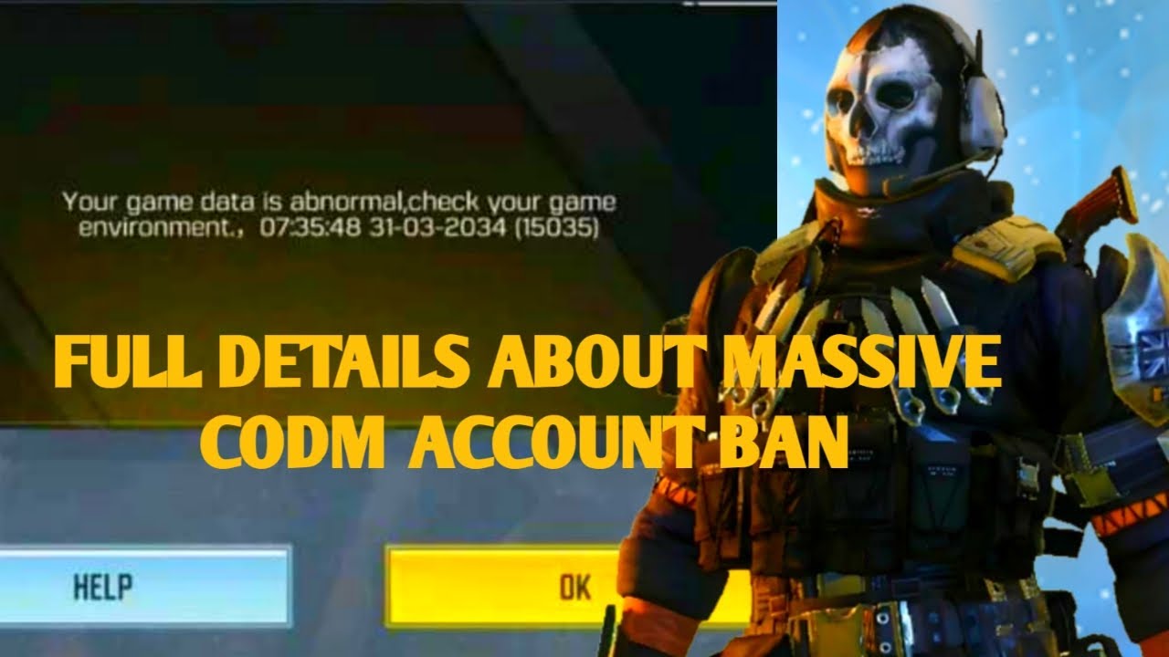how to fix codm ban  - Your game data is abnormal, check your game environment - FULL DETAILS