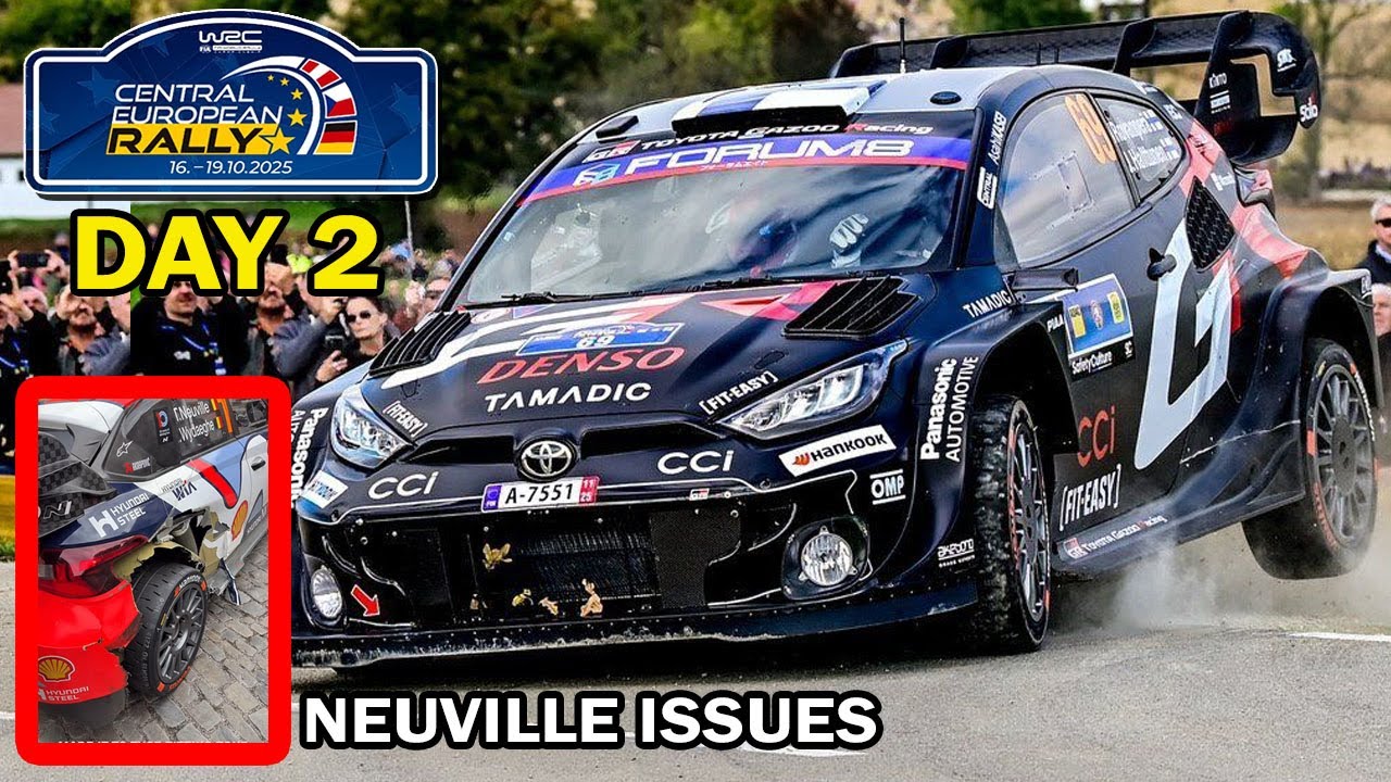 WRC Центральноевропейское ралли 2025 | День 2 &mdash; Действия пятницы &mdash; Падения &mdash; Ошибки и многое другое