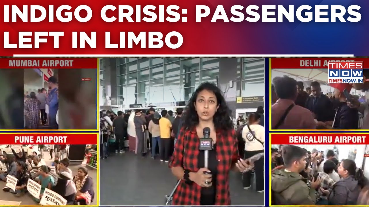 IndiGo Crisis: Passengers Left In Limbo As Airports Restrict Entry Amid Uncertainty | Watch