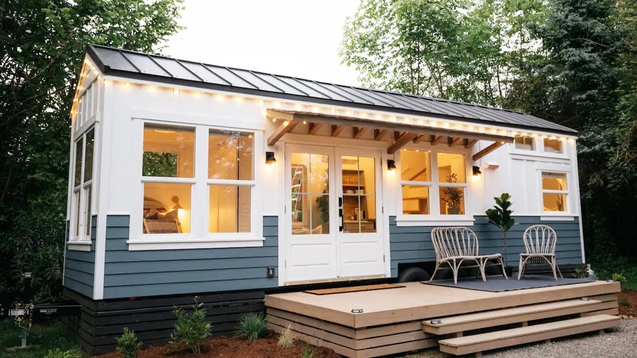 AMAZING BEAUTIFUL HANDCRAFTED HIDEAWAY TINY HOUSE IS ON SALE