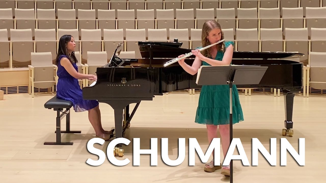 R. SCHUMANN Three Romances, Op. 94, II. Einfach, innig, flute and piano