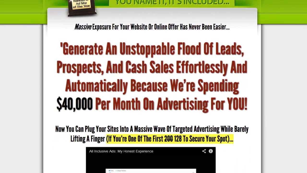 All Inclusive Ads Review (Part 1 of 10)