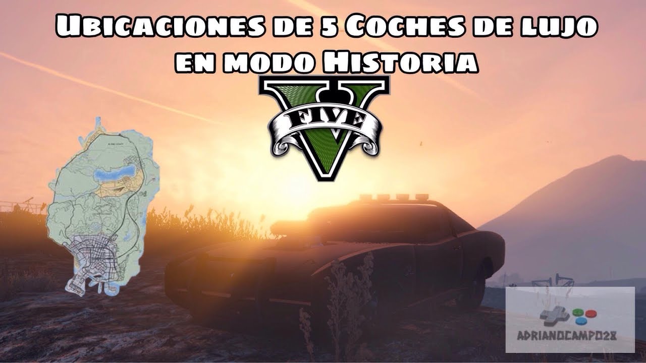 5 Coches Ocultos en el Mapa de GTA V  Modo Historia
