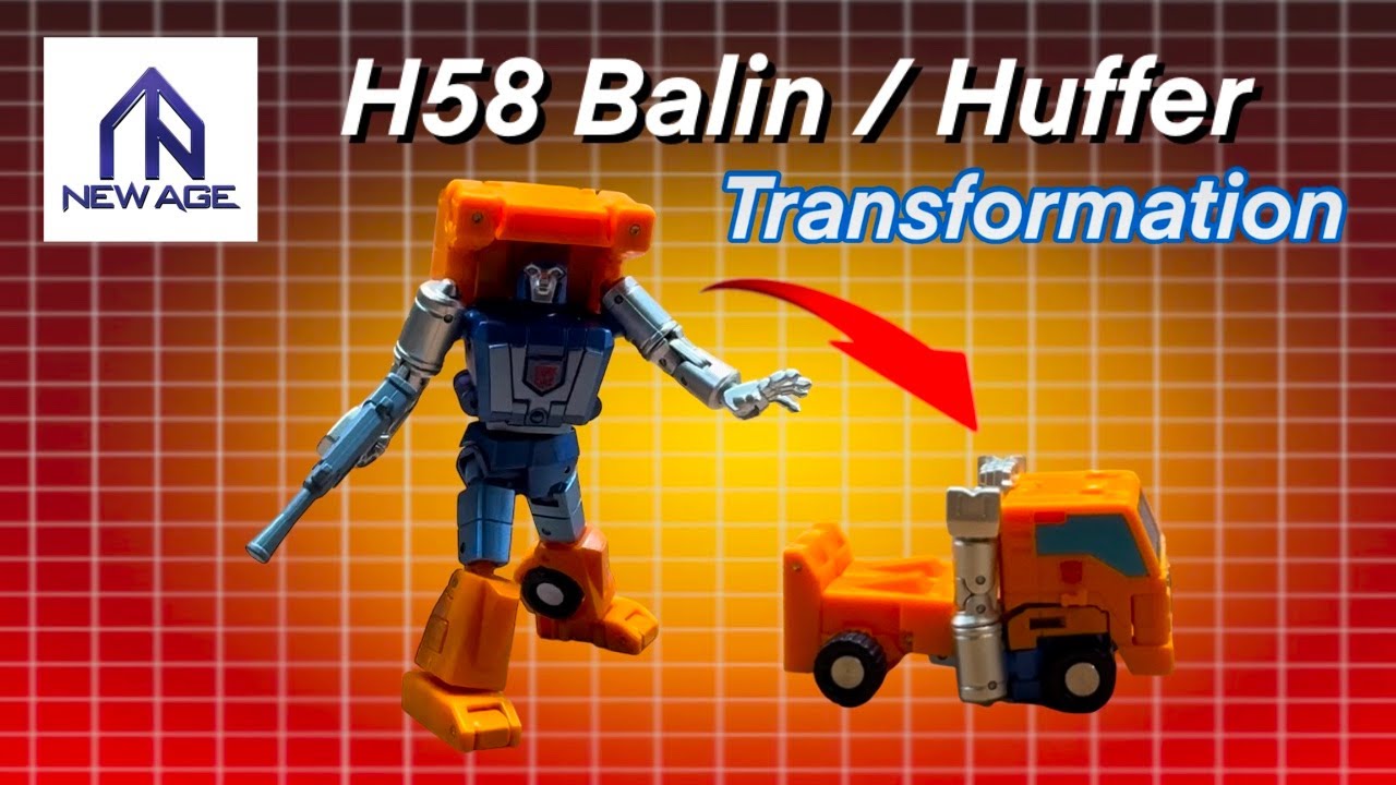 NewAge H58 Balin Huffer TRANSFOMATION - Robot to Alt Mode