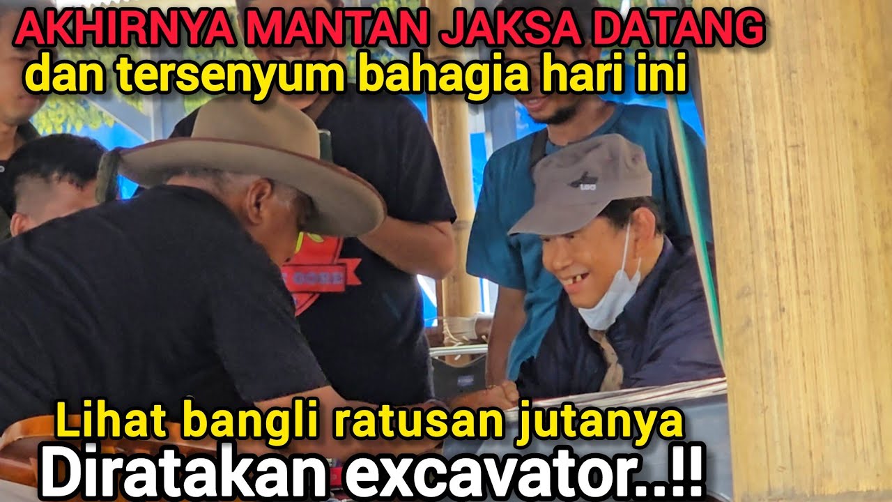AKHIRNYA MANTAN JAKSA MUNCUL LAGI KE PERMUKAAN LIHAT BANGLI YANG DIGUSUR HARI INI DI KALI WADAS