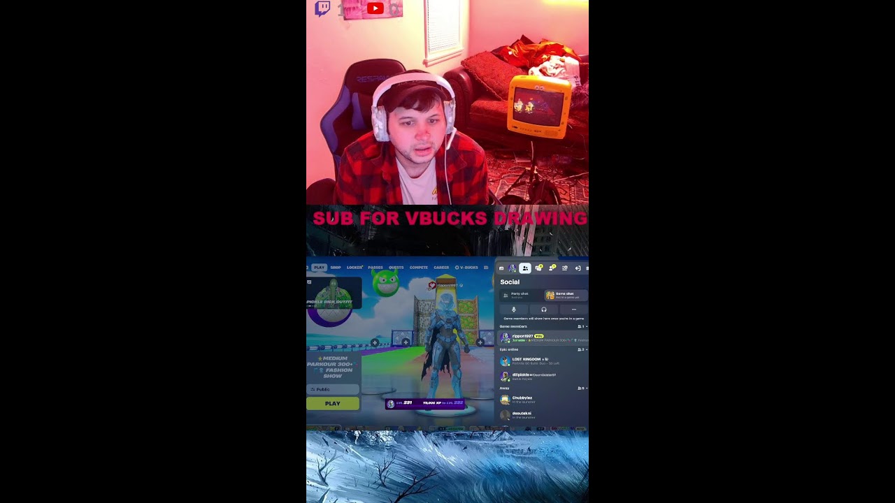 ROAD TO 100 subs we are almost there vbuck giveaway