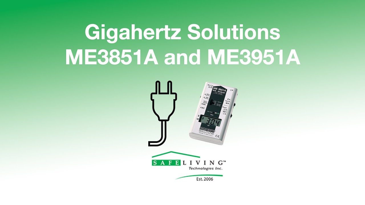 ME3851A and ME3951A EMF Meter Video 1080p