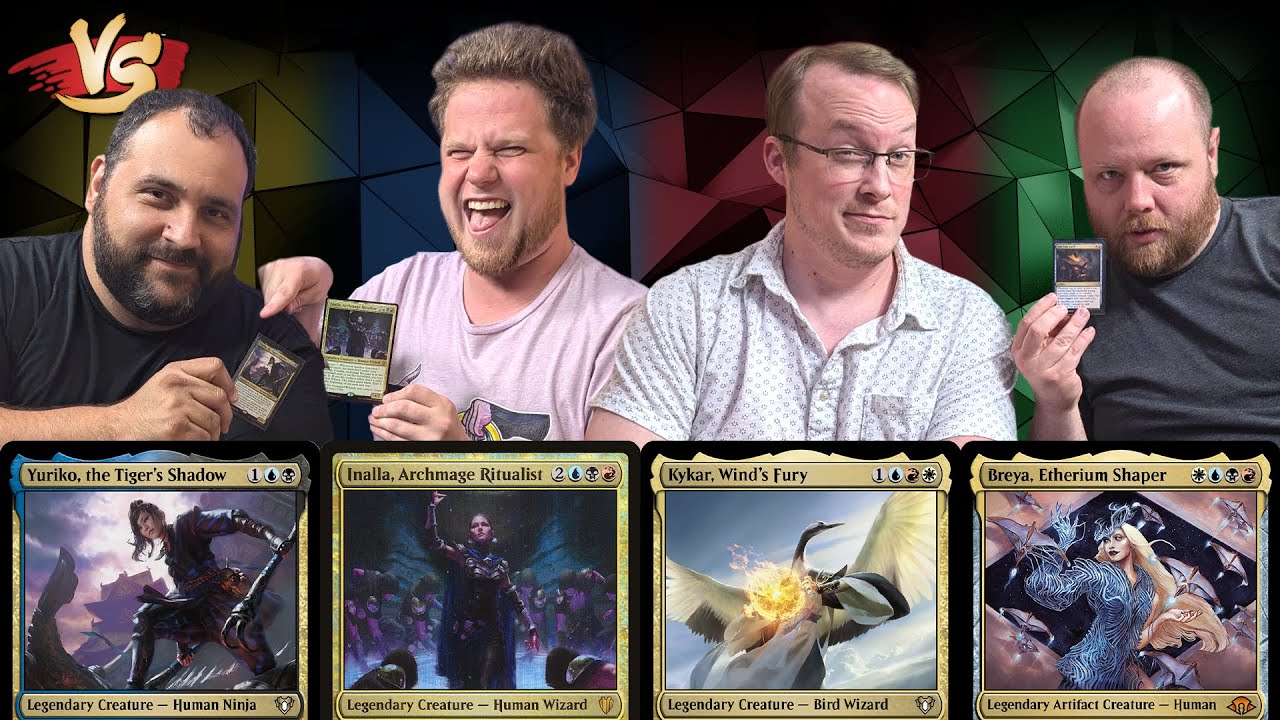 No Cards Over $5 | Commander VS | Yuriko vs Kykar vs Inalla vs Breya