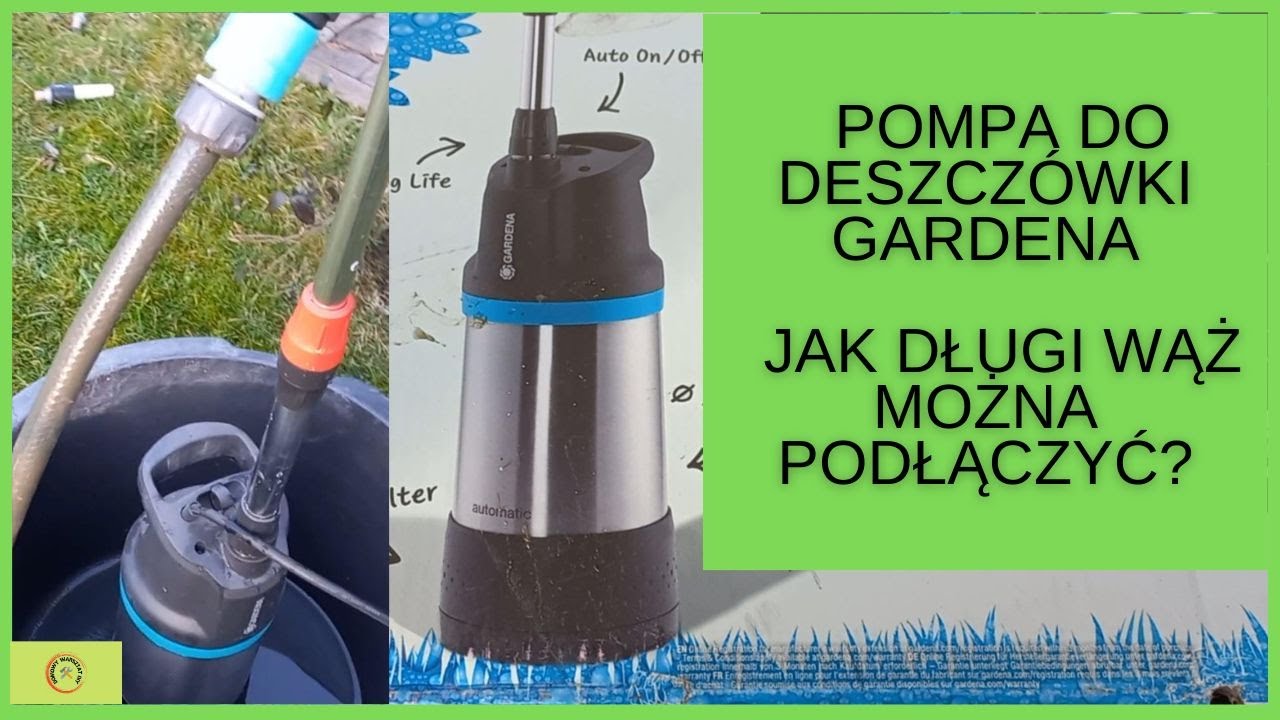 Pompa do deszczówki GARDENA , czy podlewanie ogrodu jest możliwe?