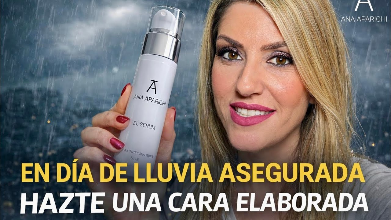 En un día de lluvia asegurada, hazte una cara elaborada con los productos de @ANAAPARICHITV  