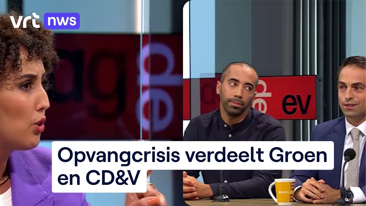 Opvangcrisis verdeelt Groen en CD&V: bekijk hoogtepunten van voorzittersdebat 