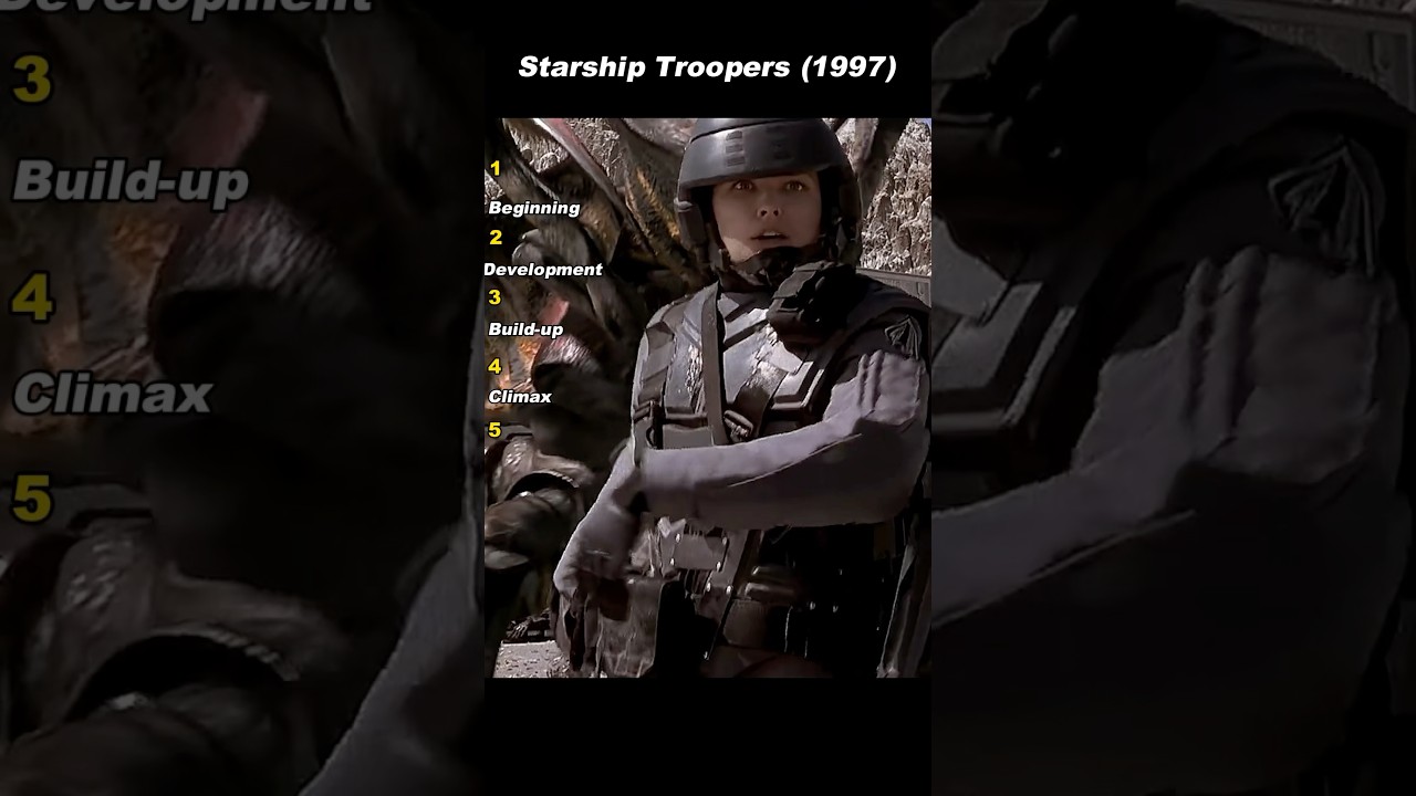 A Hero&rsquo;s Sacrifice &mdash; Dizzy Falls After Slaying a Bug | Starship Troopers (1997)