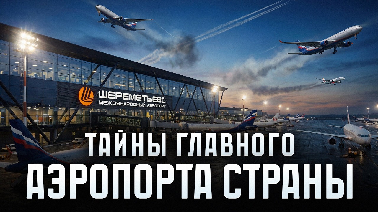 Каким будет АЭРОПОРТ в РОССИИ в 2030? / БОЛЬШАЯ экскурсия по Шереметьево с Дмитрием Ильиным