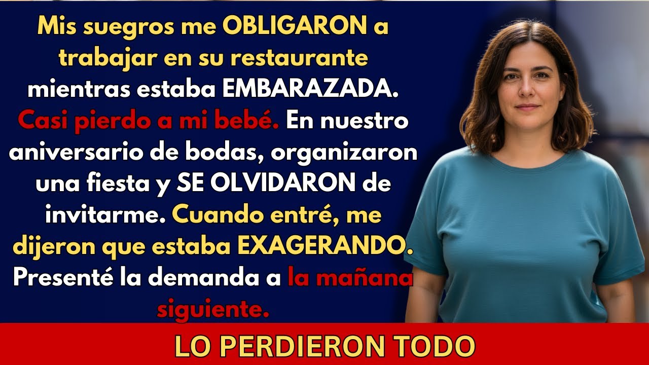 Me ignoraron en mi día de bodas después de obligarme a trabajar durante el embarazo