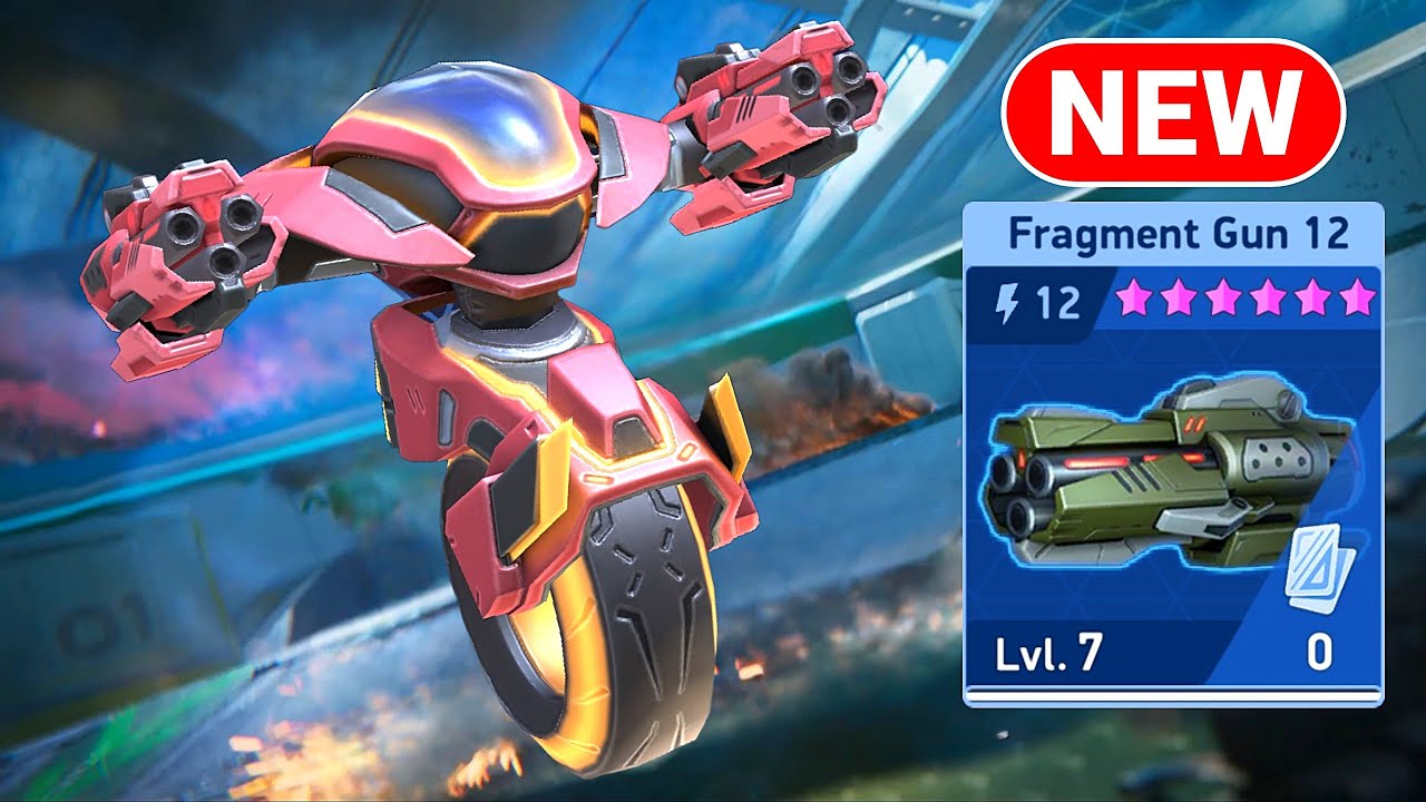 New Weapon Fragment Gun 12 - Killshot - Mech Arena