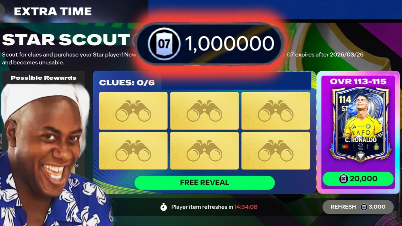 1 Million Extra Time Token Spent On TOTY Star Scout- You'll be shocked to see the result #fcmobile